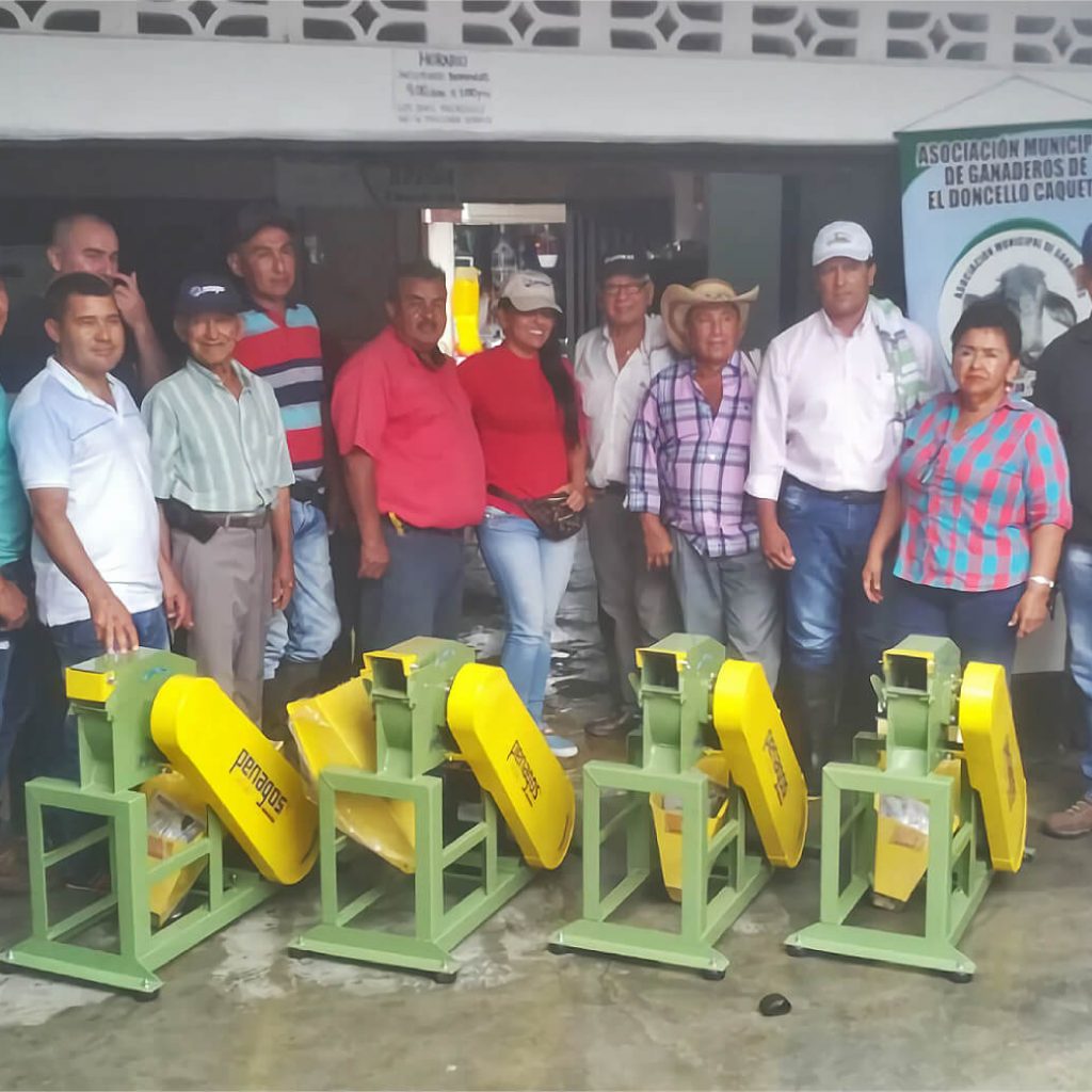 We delivered 15 PP 300R Grass Choppers in Caquetá for farmers and ranchers.